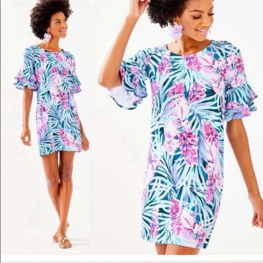 Lilly Pulitzer Lula dress Mr peacock tweethearts S